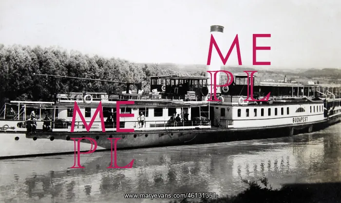 : Hungary: The passenger steamer Budapest : Hungary: The passenger steamer Budapest