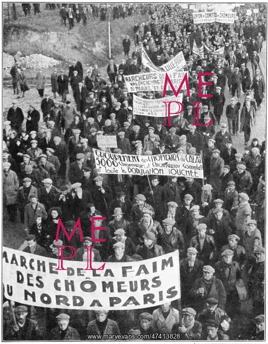 : HUNGER MARCH IN PARIS : HUNGER MARCH IN PARIS