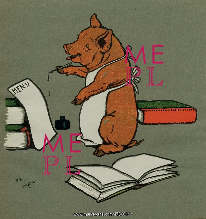 : Hungry Peter the pig plans for a party : Hungry Peter the pig plans for a party