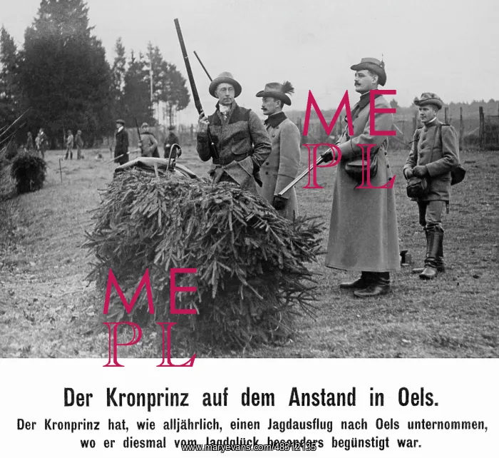 : Hunt in Oels in Lower Silesia, 1912 : Hunt in Oels in Lower Silesia, 1912