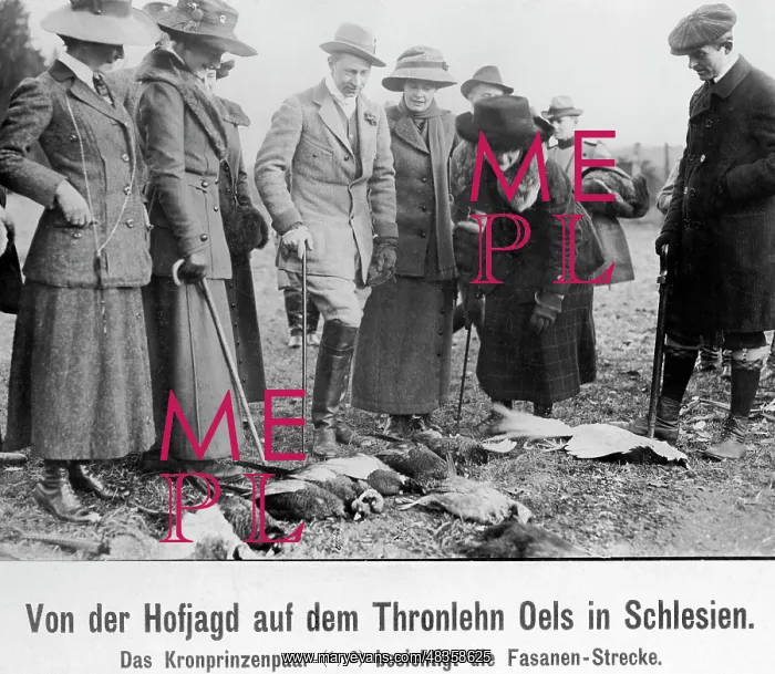 : Hunt in Oels in Lower Silesia, 1912 : Hunt in Oels in Lower Silesia, 1912