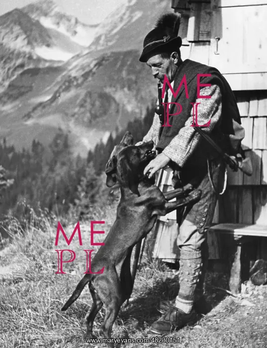 : Hunter in Bavaria, 1930s : Hunter in Bavaria, 1930s