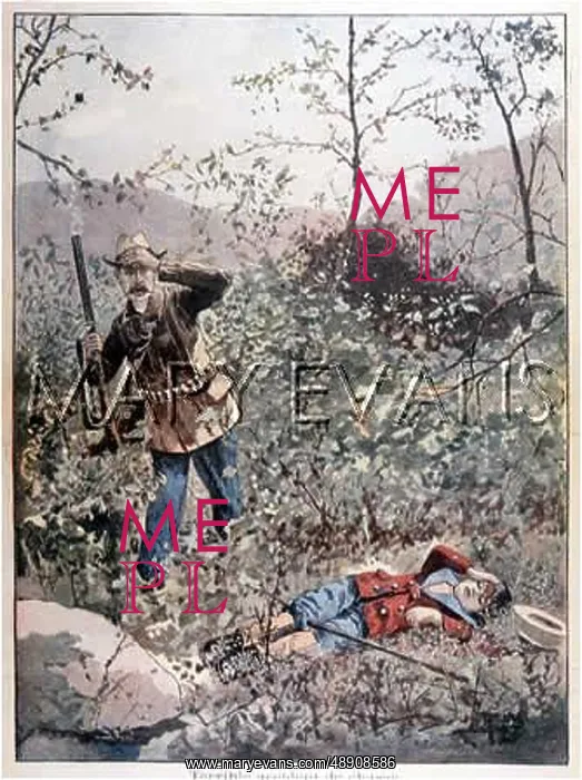 : HUNTER SHOOTS SON / 1898 : HUNTER SHOOTS SON / 1898