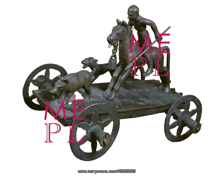 : Hunting Chariot.. Iberian Art : Hunting Chariot.. Iberian Art