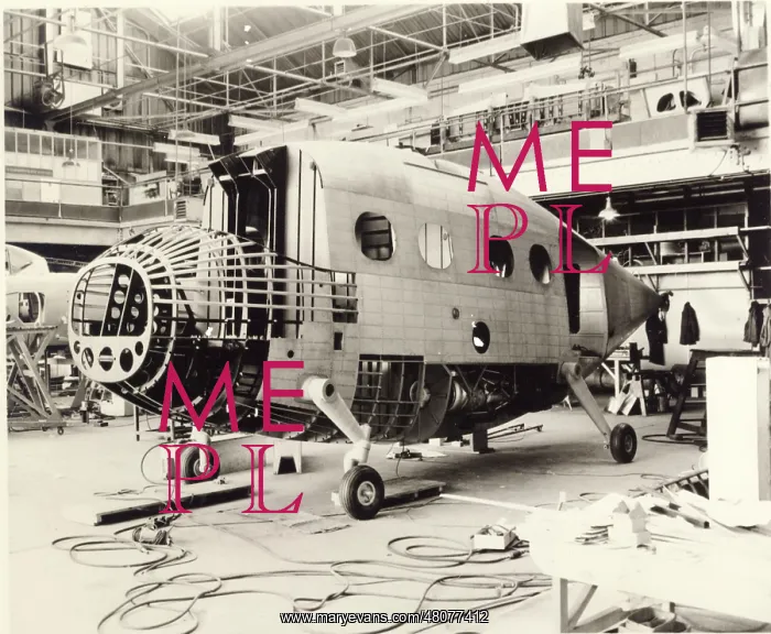: Hunting Percival P74 XK889 during construction : Hunting Percival P74 XK889 during construction