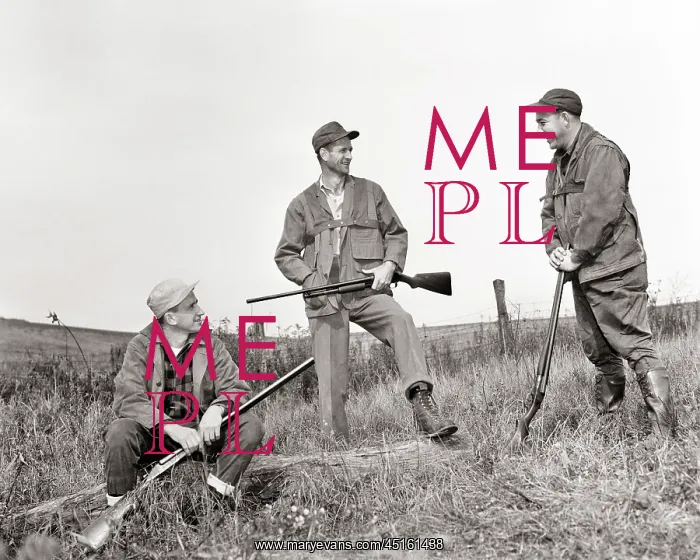 : Hunting Safety What Not To Do Three Men Hunters : Hunting Safety What Not To Do Three Men Hunters