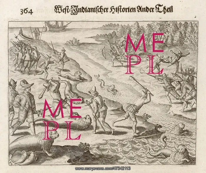  : HUNTING SEAL DE BRY 1587