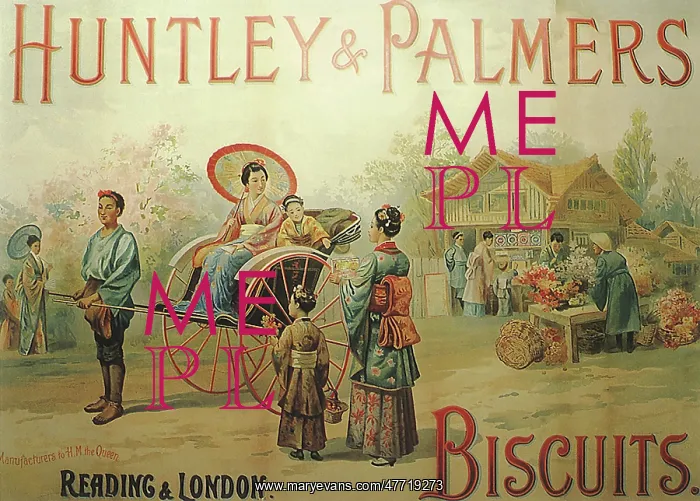 : Huntley & Palmer Biscuits - Reading & London - Advertisement : Huntley & Palmer Biscuits - Reading & London - Advertisement