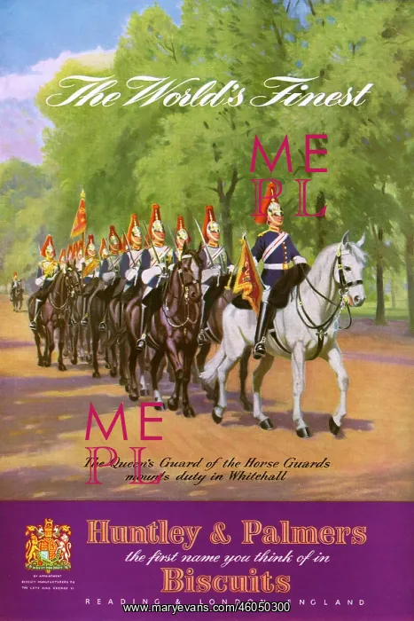 : Huntley & Palmers advertisement, Coronation 1953 : Huntley & Palmers advertisement, Coronation 1953