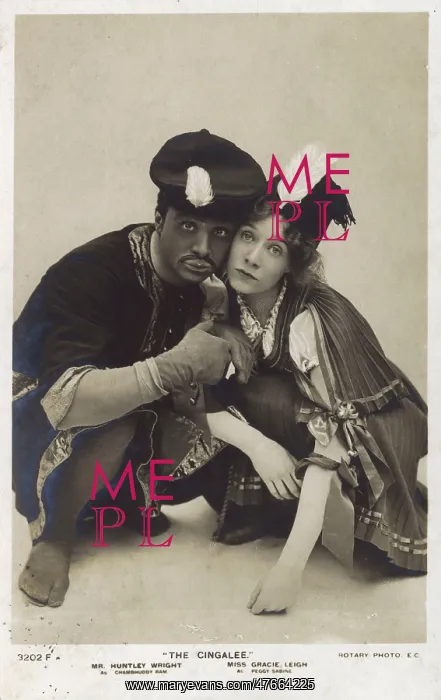 : Huntley Wright and Gracie Leigh in The Cingalee : Huntley Wright and Gracie Leigh in The Cingalee