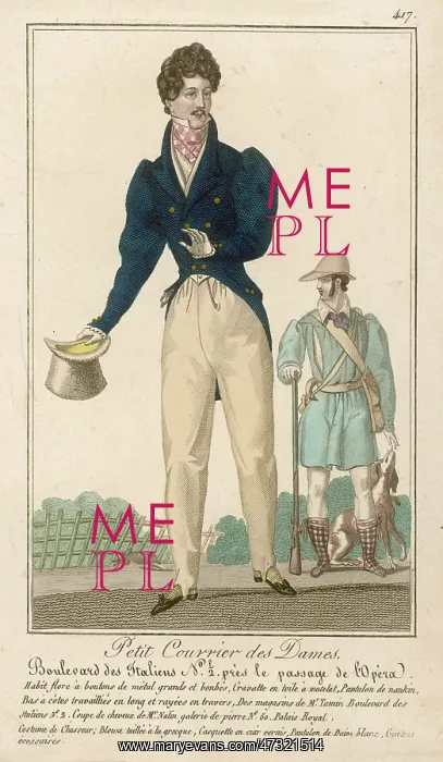 : Huntsman Costume 1820s : Huntsman Costume 1820s