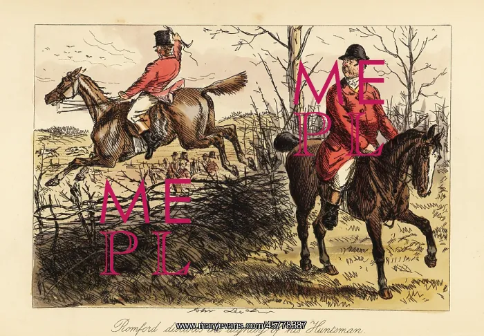 : Huntsman jumping a fence and interfering with the : Huntsman jumping a fence and interfering with the
