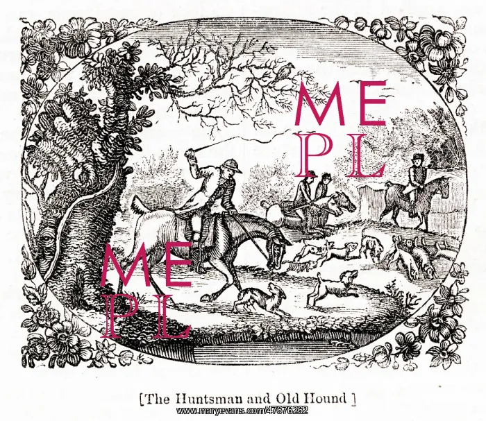 : The Huntsman and the Old Hound, by Thomas Bewick : The Huntsman and the Old Hound, by Thomas Bewick