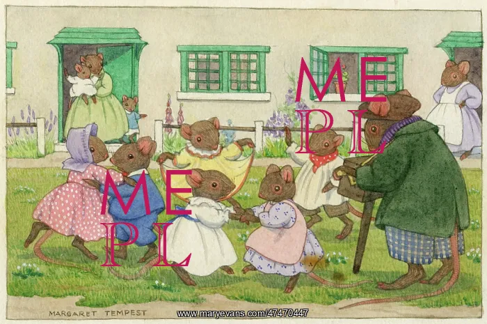 : The Hurdy-gurdy ? mice children dancing : The Hurdy-gurdy ? mice children dancing