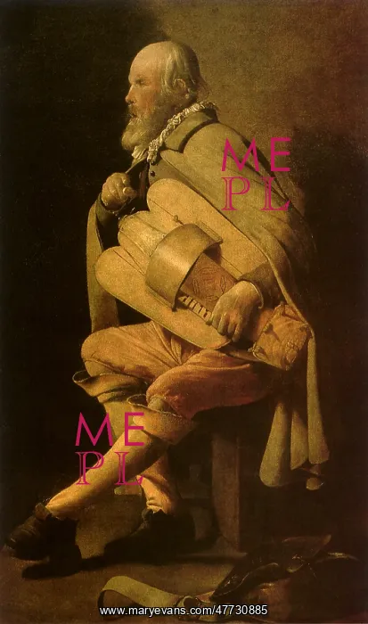  : A Hurdy-Gurdy Player in Profile