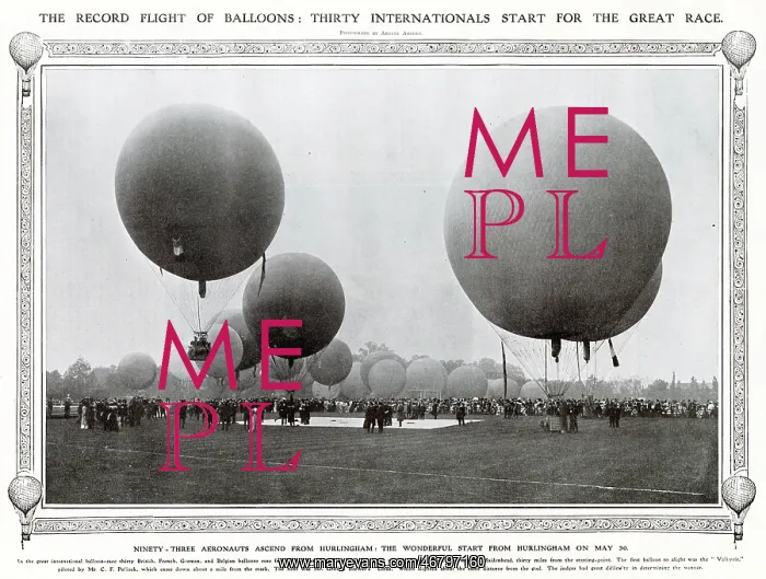 : Hurlingham International Balloon Race 1908 : Hurlingham International Balloon Race 1908