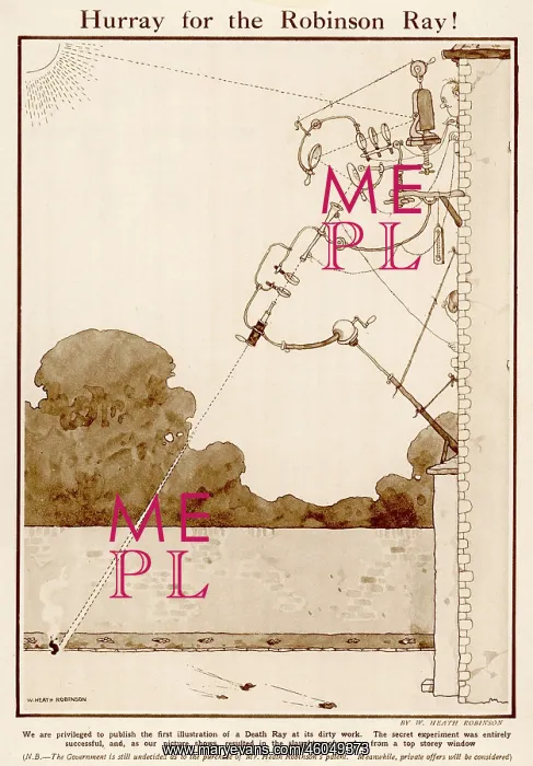 : Hurray for the Robinson Ray! by W. Heath Robinson : Hurray for the Robinson Ray! by W. Heath Robinson