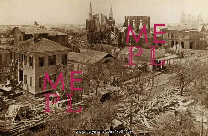 : Hurricane Damage, Galveston, 1900 : Hurricane Damage, Galveston, 1900