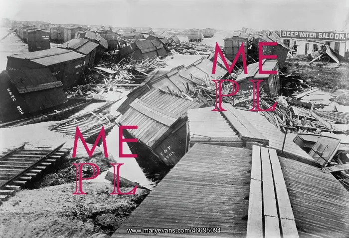 : Hurricane - Destruction - Galveston : Hurricane - Destruction - Galveston