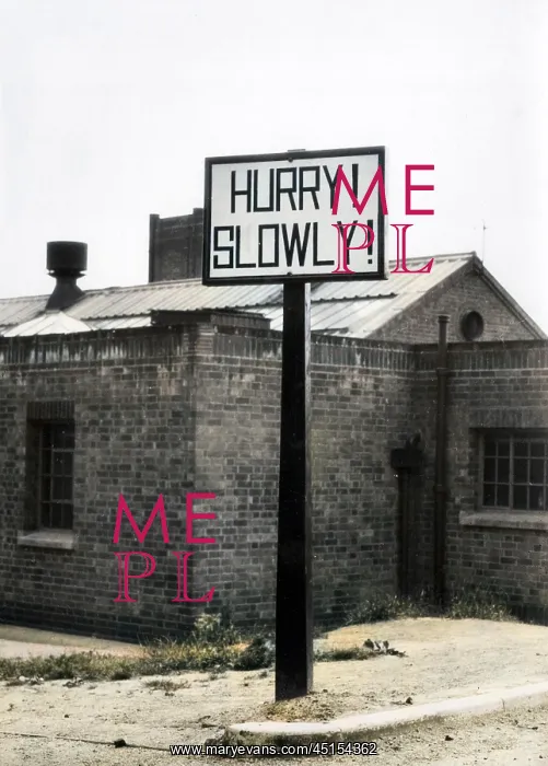  : HURRY! SLOWLY!