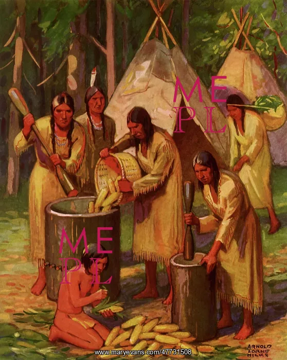  : Husking and Grinding Corn