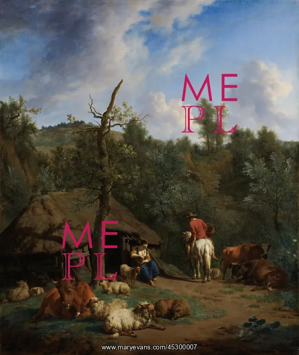 : The Hut, by Adriaen van de Velde : The Hut, by Adriaen van de Velde