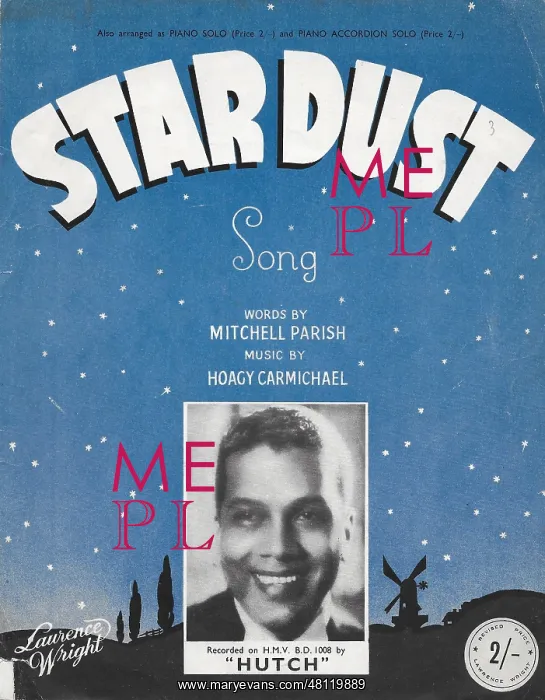 : Hutch music sheet for Stardust : Hutch music sheet for Stardust