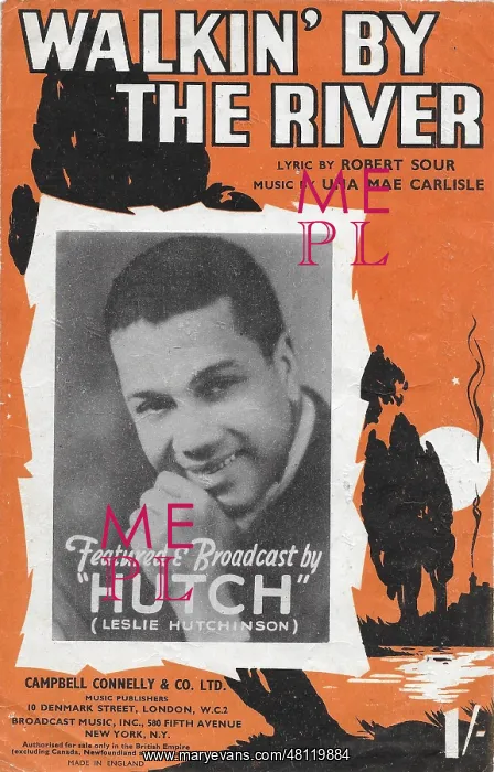  : Hutch music sheet for Walkin By the River