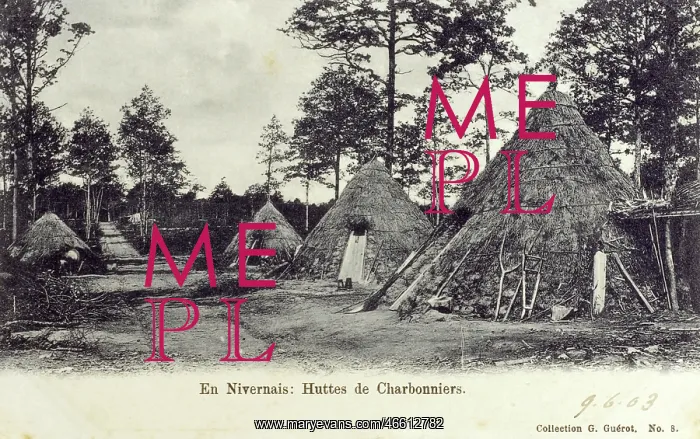 : Huts of Charcoal Burners - Nevers : Huts of Charcoal Burners - Nevers