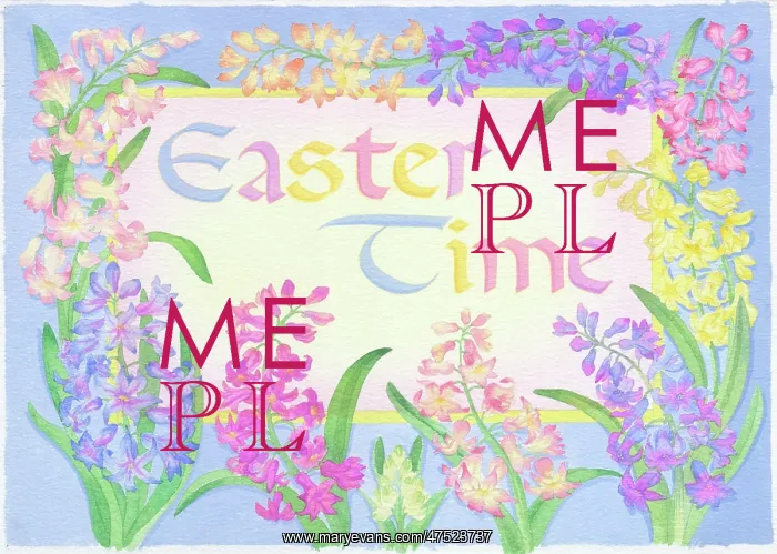  : Hyacinths with Easter Time