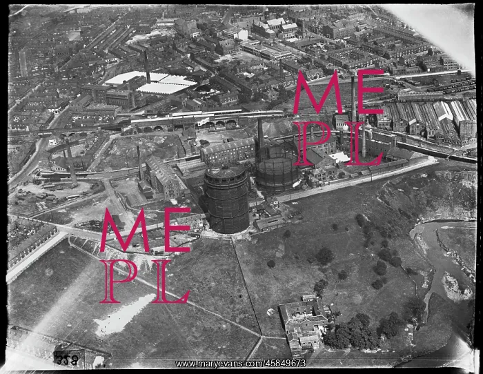 : Hyde Gas Works and environs, Hyde : Hyde Gas Works and environs, Hyde