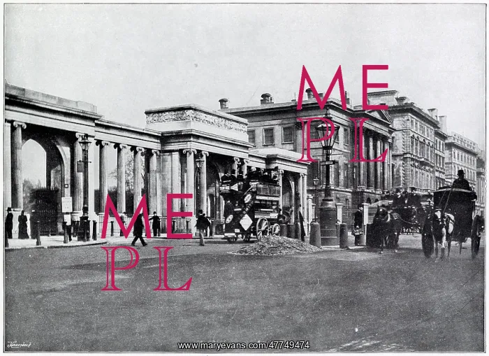: Hyde Park Corner, London 1896 : Hyde Park Corner, London 1896
