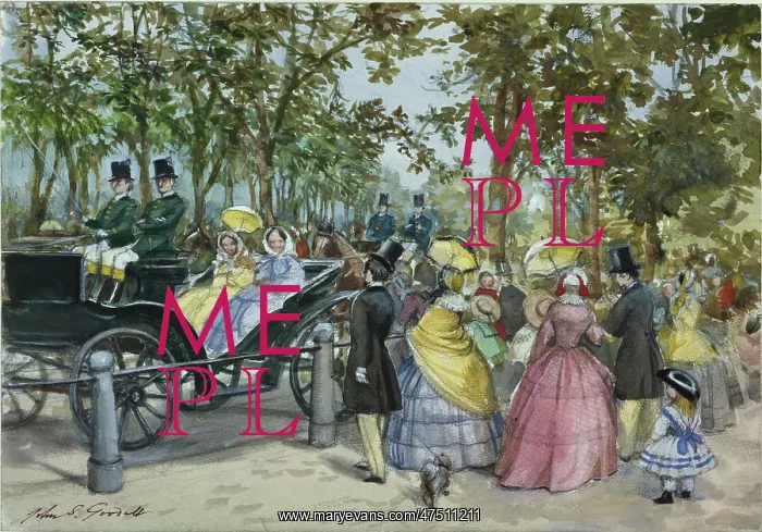 : Hyde Park Corner ' Victorian scene : Hyde Park Corner ' Victorian scene