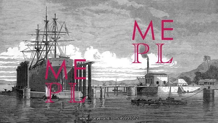 : The Hydraulic Lift Graving Dock, Bombay 1872 : The Hydraulic Lift Graving Dock, Bombay 1872