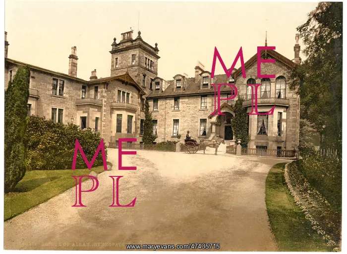 : Hydropathic Building, Bridge of Allan, Scotland : Hydropathic Building, Bridge of Allan, Scotland