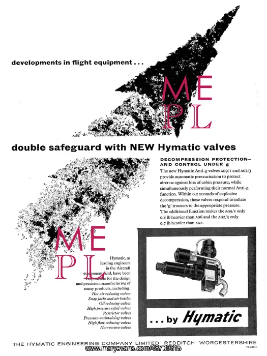 : Hymatic Aircraft Decompression Protection : Hymatic Aircraft Decompression Protection