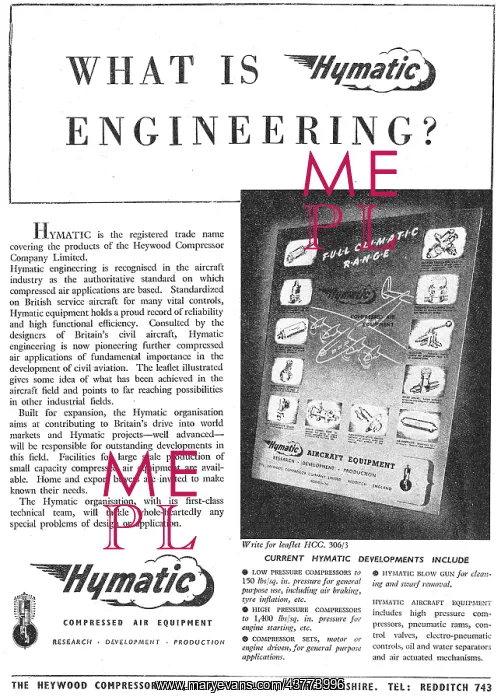 : Hymatic Compressed Air Equipment : Hymatic Compressed Air Equipment