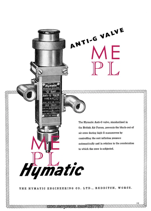 : Hymatic Pneumatic Systems & Components - Ant-G Valve : Hymatic Pneumatic Systems & Components - Ant-G Valve