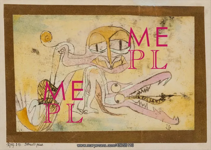 : THE HYPOCRITES, by Paul Klee : THE HYPOCRITES, by Paul Klee