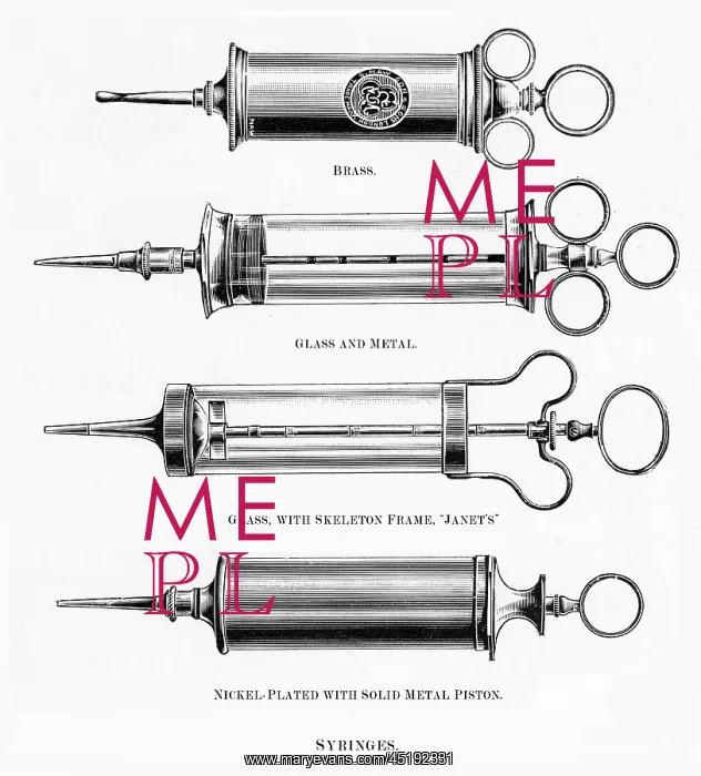  : Hypodermic syringes