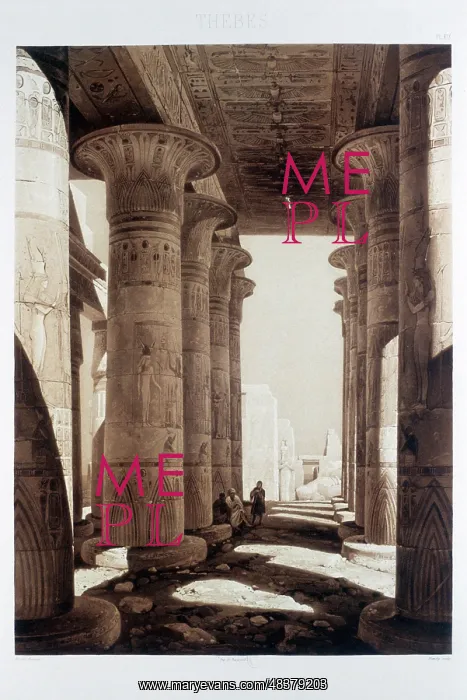 : Hypostyle columns at Ramasseum, Egypt : Hypostyle columns at Ramasseum, Egypt