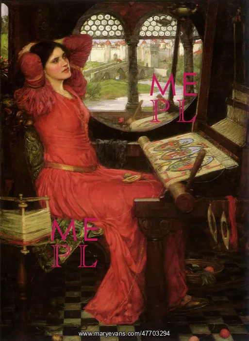 : I am Half-Sick of Shadows, by J W Waterhouse : I am Half-Sick of Shadows, by J W Waterhouse