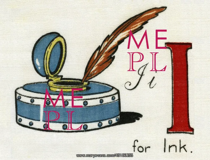  : I for Ink. From a Dean's Rag Book entitled Kiddiewiddies ABC