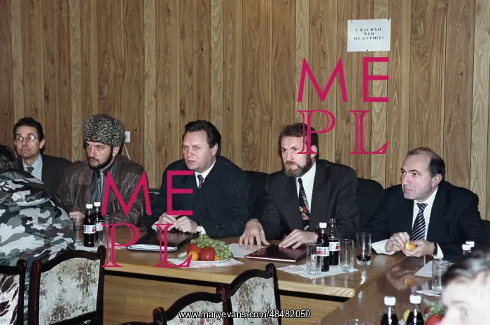  : I. Rybkin visiting Chechnya