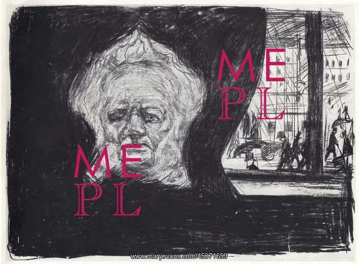  : Ibsen in the Cafe of the Grand Hotel, by Edvard Munch