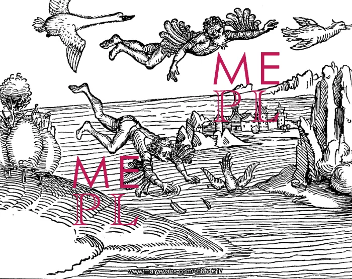 : Icarus and Daedalus, characters from the Greek : Icarus and Daedalus, characters from the Greek