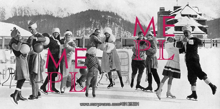 : Ice carnival at St. Moritz : Ice carnival at St. Moritz