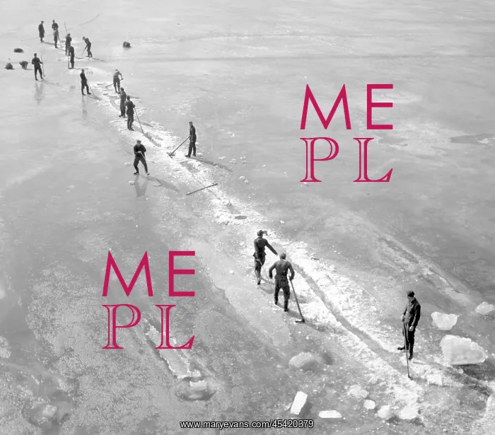 : Ice collection on Vltava River : Ice collection on Vltava River