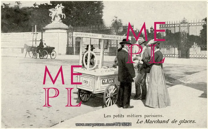 : ICE CREAM SELLER, PARIS : ICE CREAM SELLER, PARIS