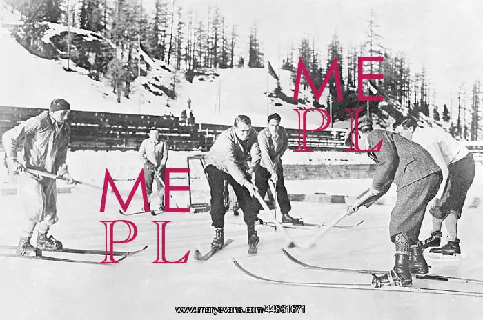  : ICE HOCKEY ON SKIS
